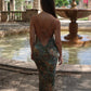Elvira Dress in Marmo