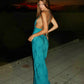 Elvira Dress in Aquazzura