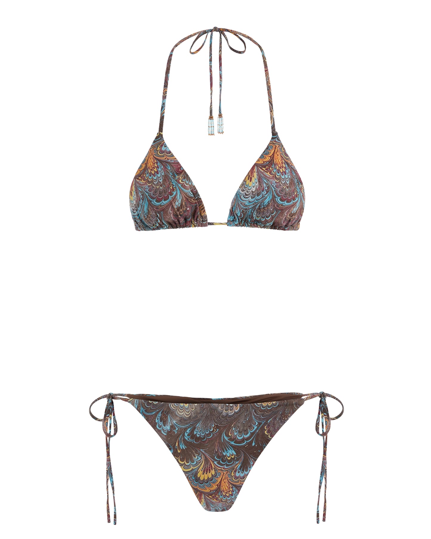 Triangle Bikini in Marmo